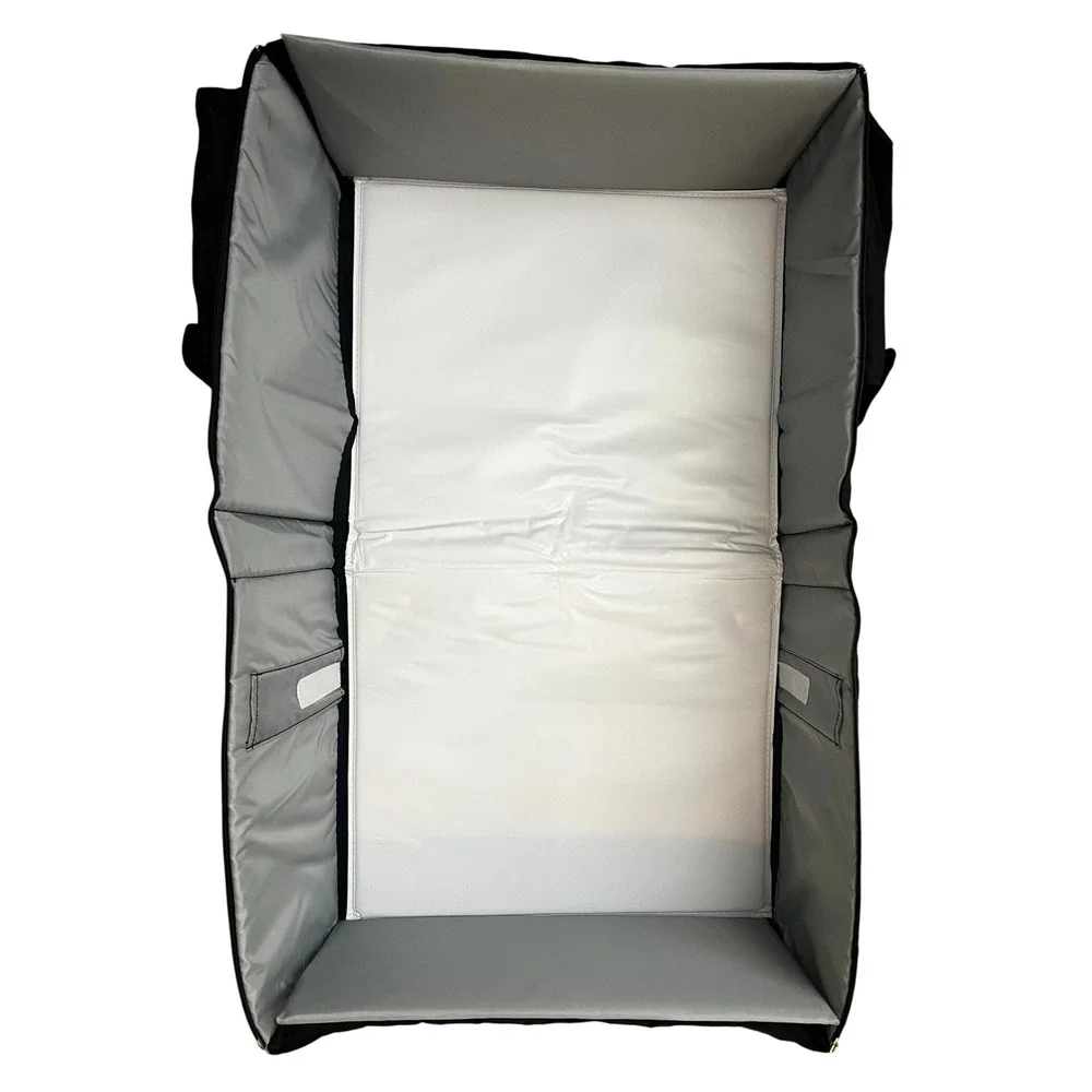 Eddie Bauer Black Travel Bassinet Portable Infant Crib - Picture 2 of 7